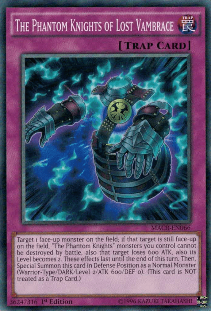 The Phantom Knights of Lost Vambrace [MACR-EN066] Common - Josh's Cards