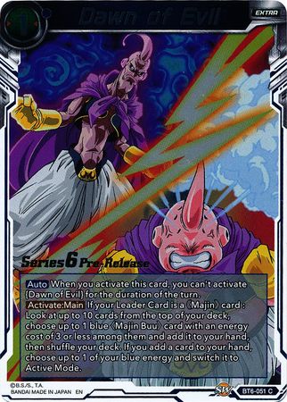 Dawn of Evil (BT6-051_PR) [Destroyer Kings Prerelease Promos] Parallel Foil