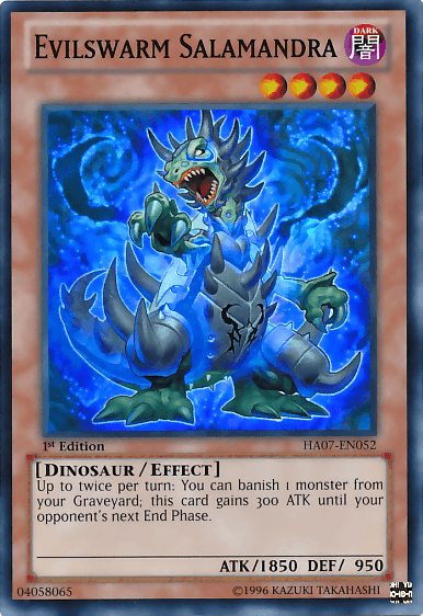 Evilswarm Salamandra [HA07-EN052] Super Rare - Josh's Cards