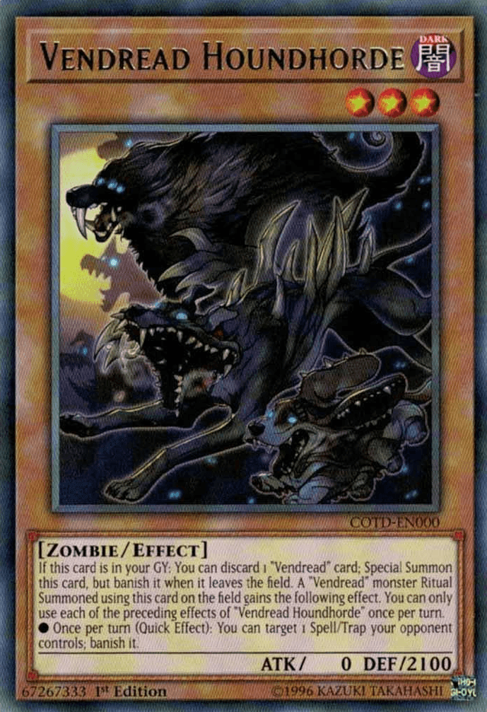Vendread Houndhorde [COTD-EN000] Rare - Josh's Cards