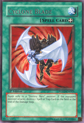 Cyclone Blade [POTD-EN043] Rare - Josh's Cards
