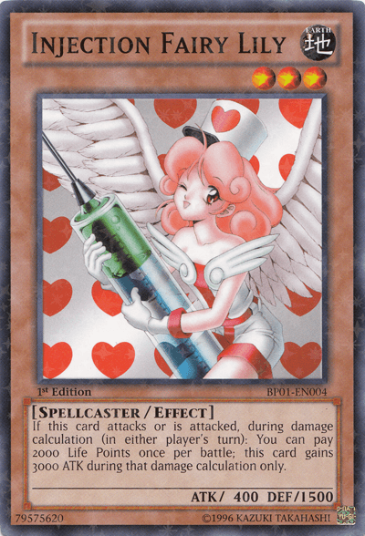 Injection Fairy Lily [BP01-EN004] Starfoil Rare - Josh's Cards