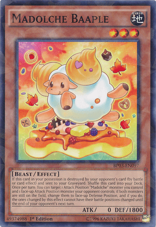 Madolche Baaple [BP03-EN097] Shatterfoil Rare - Josh's Cards