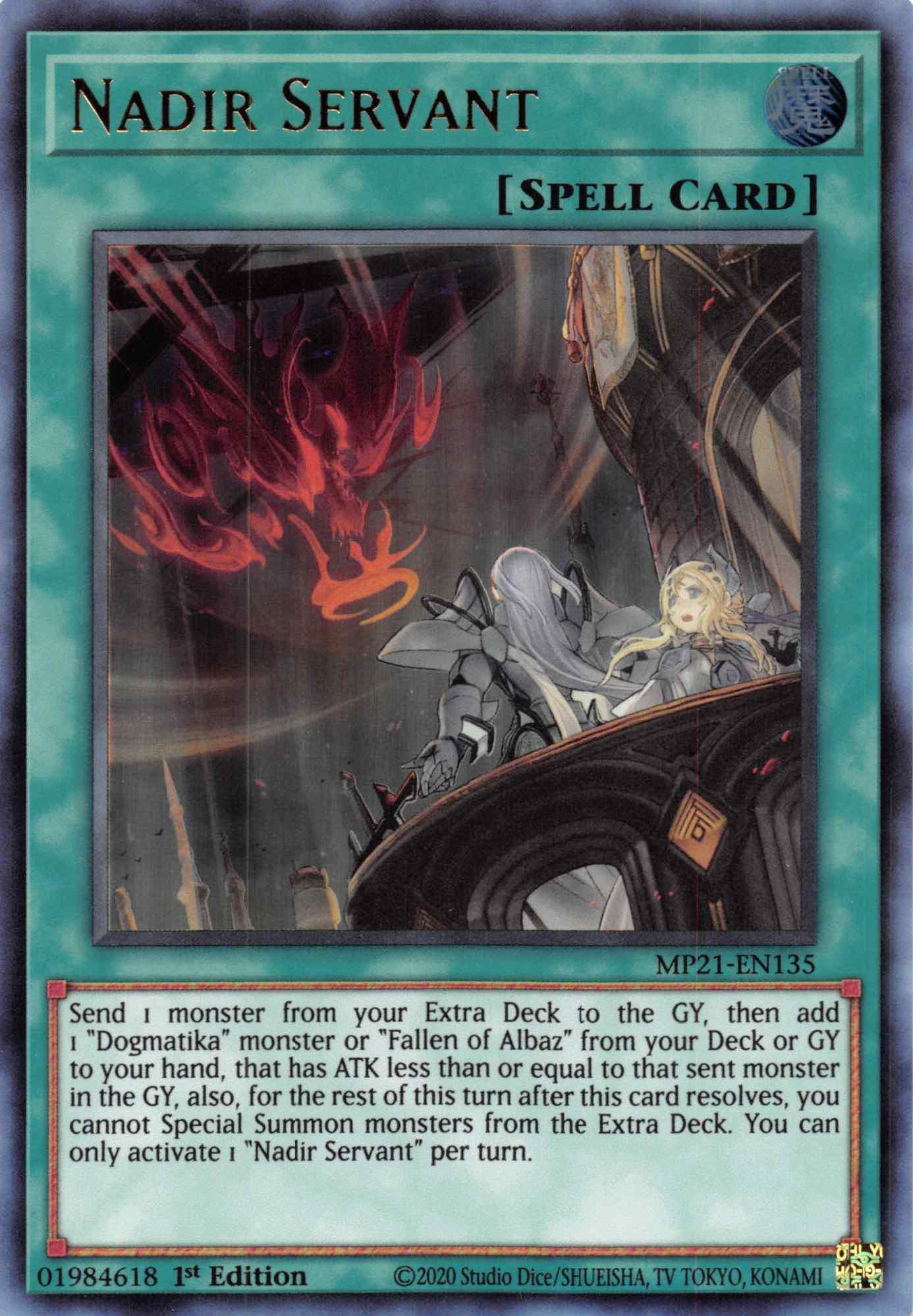 Nadir Servant [MP21-EN135] Ultra Rare - Josh's Cards
