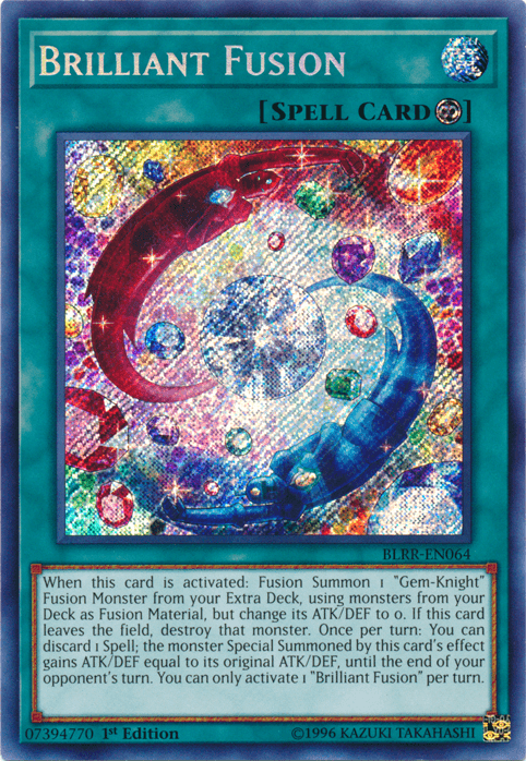 Brilliant Fusion [BLRR-EN064] Secret Rare - Josh's Cards