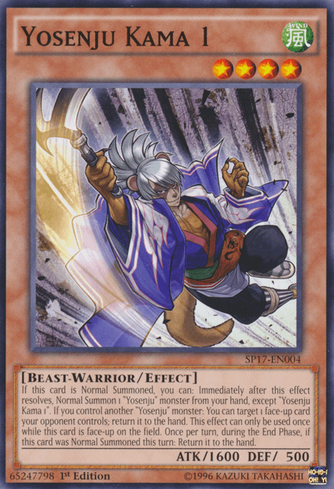 Yosenju Kama 1 [SP17-EN004] Common - Josh's Cards