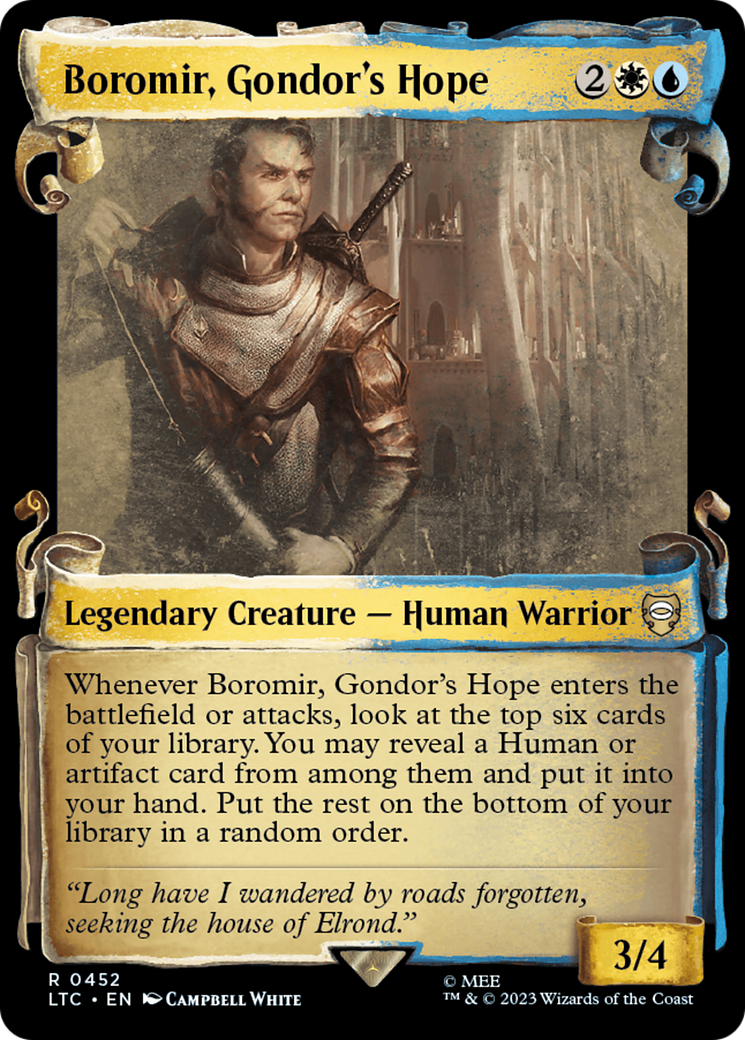 Boromir, Gondor's Hope (LTC-452) - Tales of Middle-earth Commander: (Showcase)