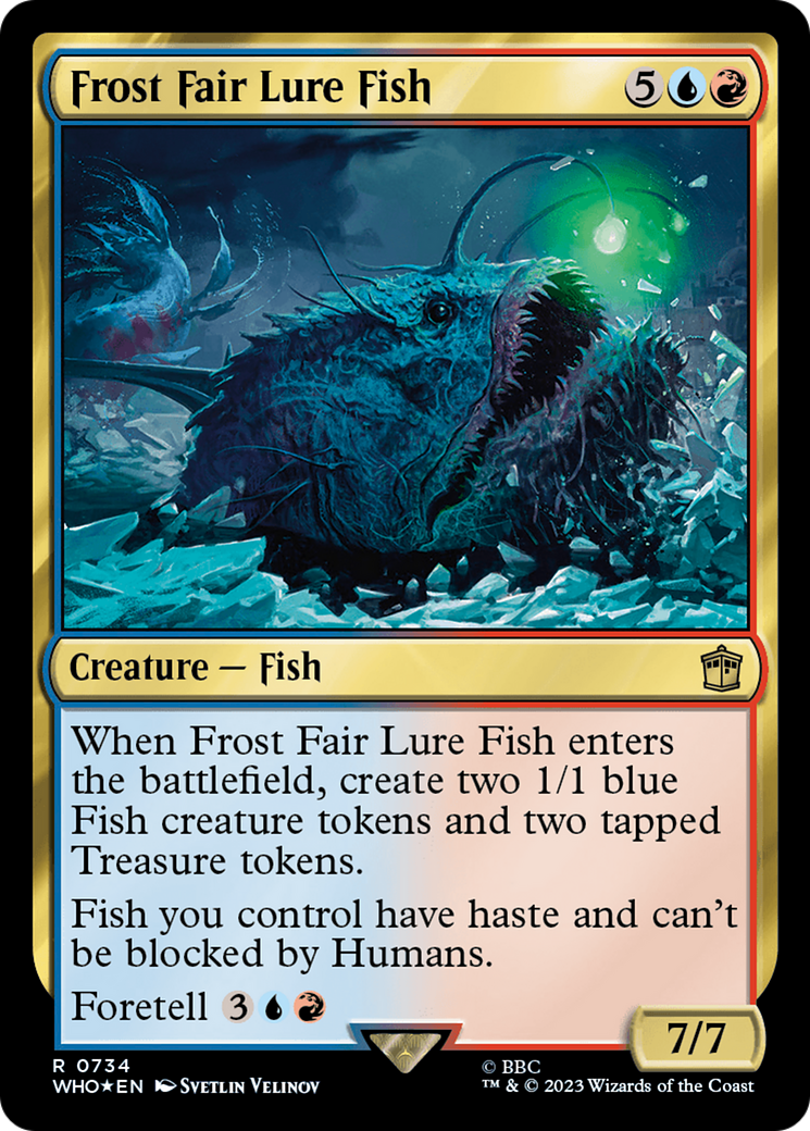 Frost Fair Lure Fish (WHO-734) - Doctor Who Foil