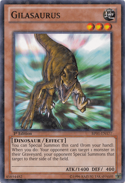Gilasaurus [BP01-EN177] Starfoil Rare - Josh's Cards