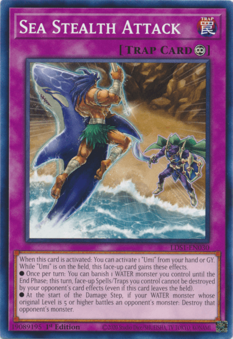 Sea Stealth Attack [LDS1-EN030] Common - Josh's Cards