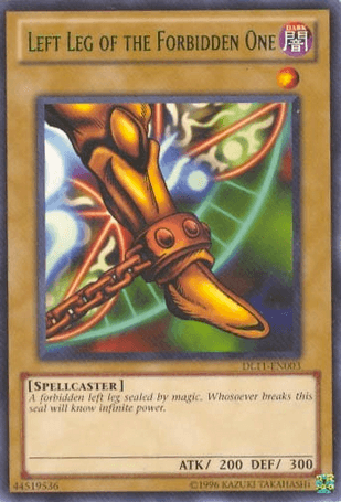 Left Leg of the Forbidden One (Green) [DL11-EN003] Rare - Josh's Cards