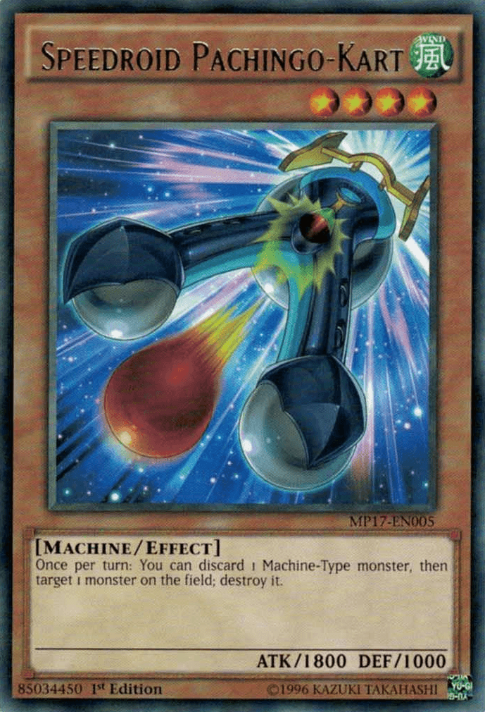 Speedroid Pachingo-Kart [MP17-EN005] Rare - Josh's Cards