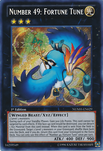 Number 49: Fortune Tune [NUMH-EN029] Secret Rare - Josh's Cards