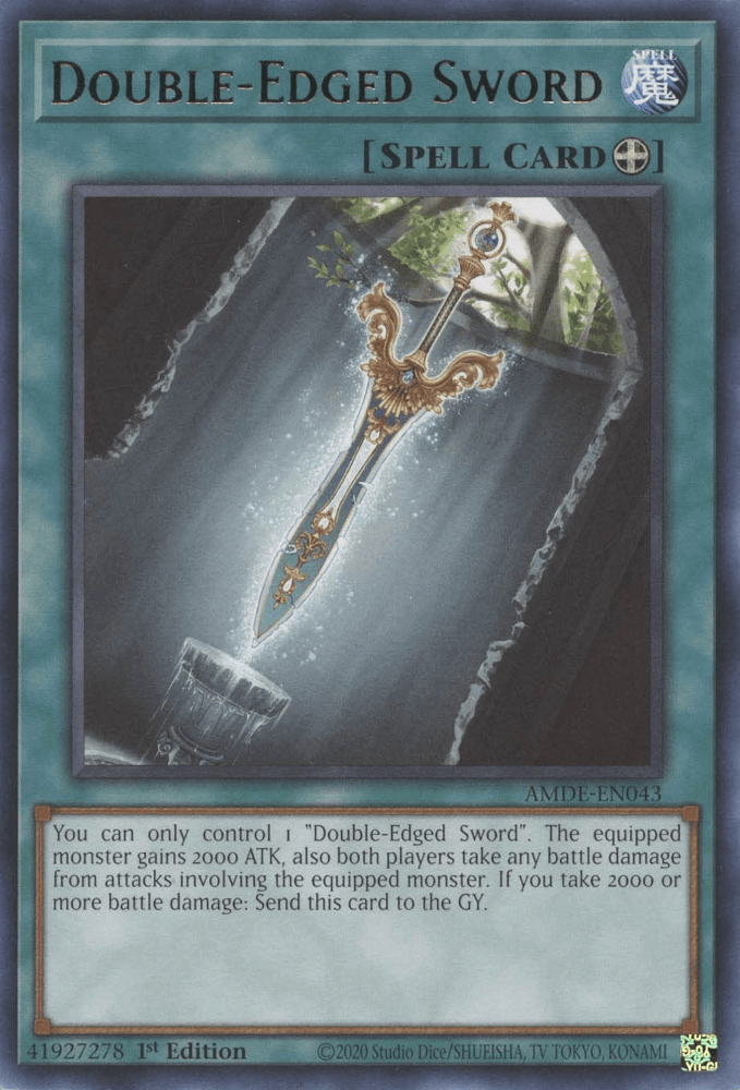Double-Edged Sword [AMDE-EN043] Rare - Josh's Cards