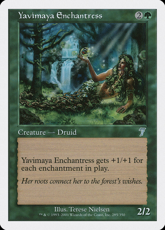 Yavimaya Enchantress [Seventh Edition] Foil