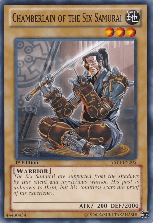 Chamberlain of the Six Samurai [YS13-EN005] Common - Josh's Cards