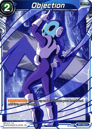 Objection (Alternate Art) (BT1-052) [Special Anniversary Set] Parallel Foil