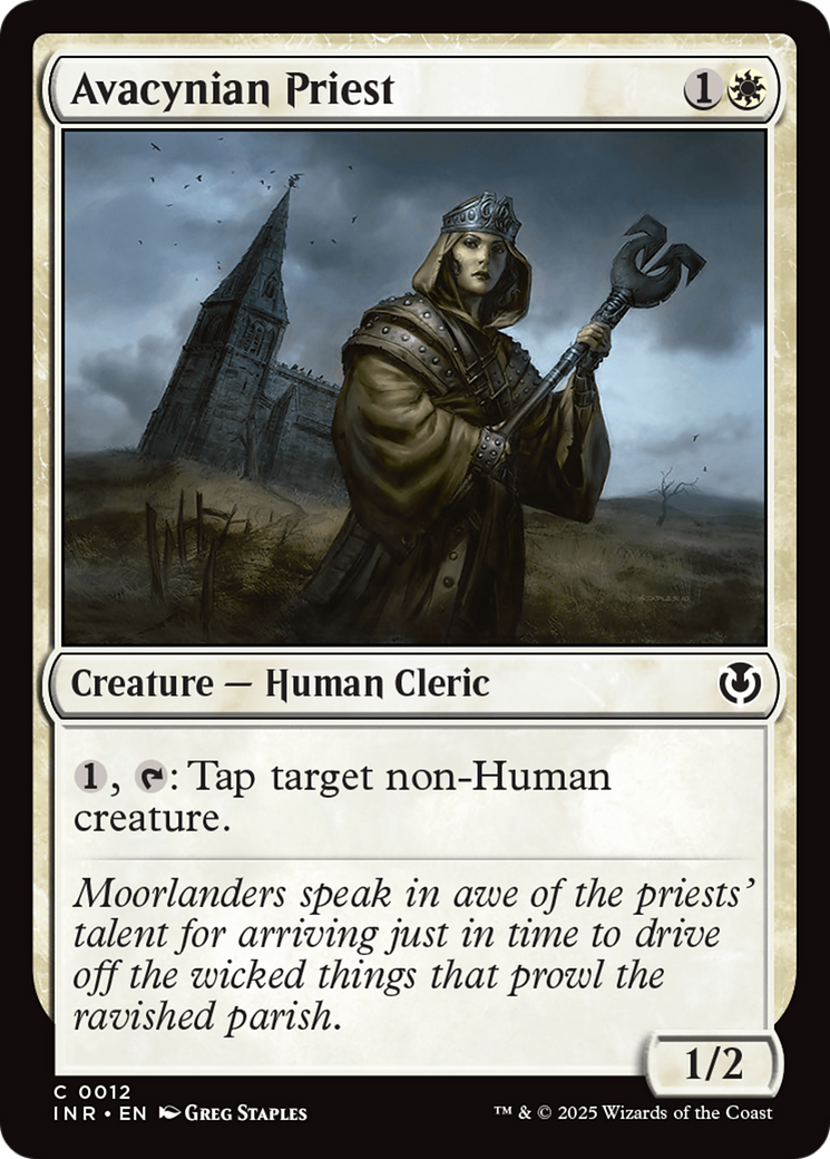 Avacynian Priest (INR-012) - Innistrad Remastered