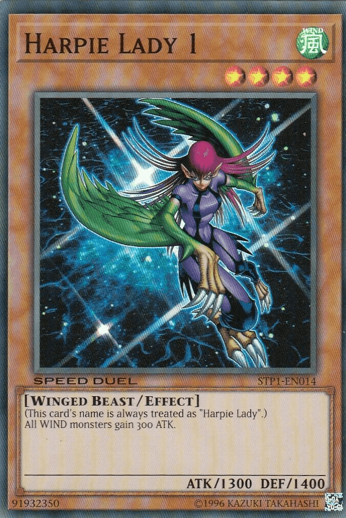 Harpie Lady 1 [STP1-EN014] Super Rare - Josh's Cards