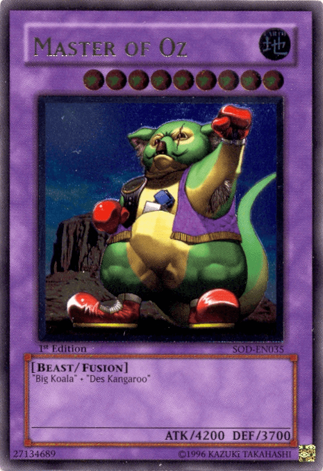 Master of OZ [SOD-EN035] Ultimate Rare - Josh's Cards