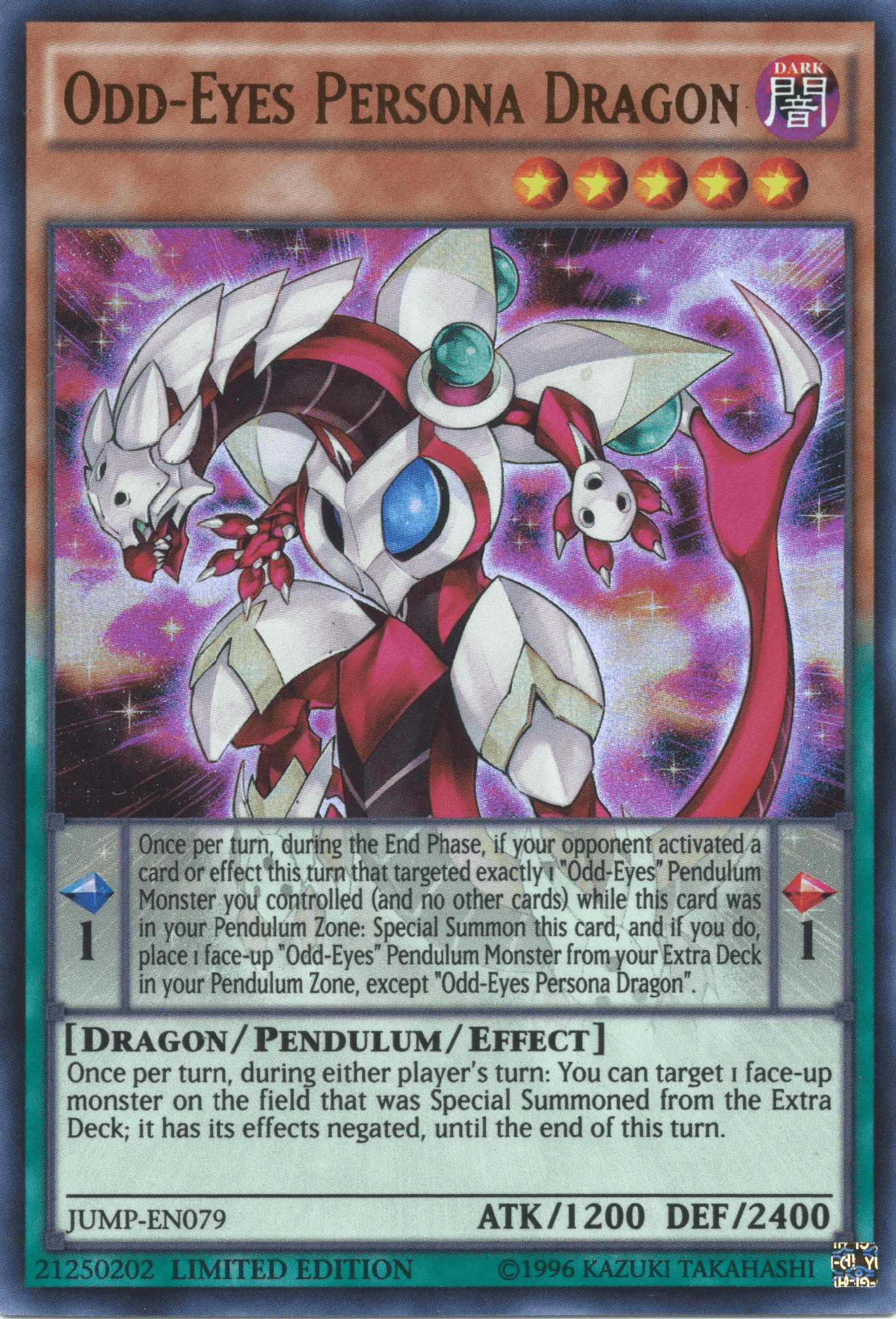 Odd-Eyes Persona Dragon [JUMP-EN079] Ultra Rare - Josh's Cards