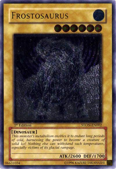 Frostosaurus [STON-EN002] Ultimate Rare - Josh's Cards