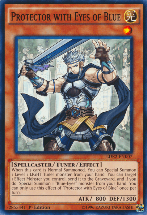 Protector with Eyes of Blue [LDK2-ENK07] Common - Josh's Cards