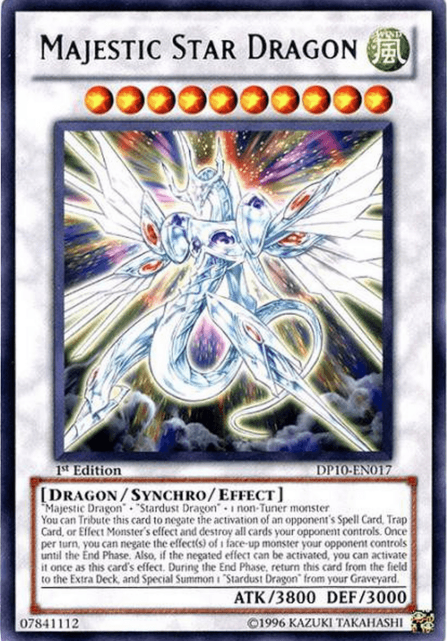 Majestic Star Dragon [DP10-EN017] Rare - Josh's Cards