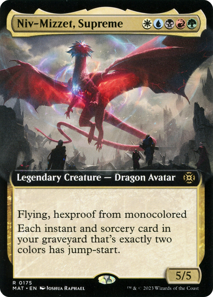 Niv-Mizzet, Supreme (MAT-175) - March of the Machine: The Aftermath: (Extended Art) Foil