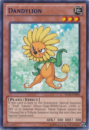 Dandylion (Blue) [DL18-EN005] Rare - Josh's Cards