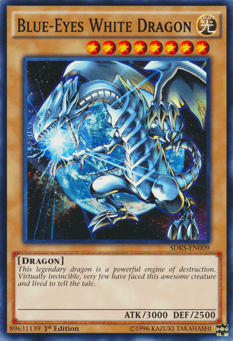 Blue-Eyes White Dragon [SDKS-EN009] Common - Josh's Cards