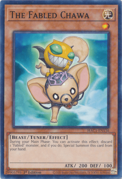 The Fabled Chawa (Duel Terminal) [HAC1-EN136] Common - Josh's Cards