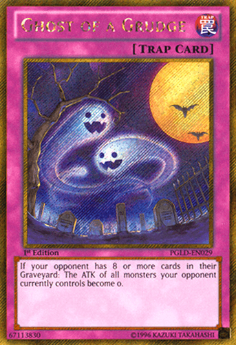 Ghost of a Grudge [PGLD-EN029] Gold Secret Rare - Josh's Cards