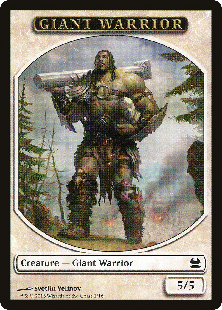 Giant Warrior (MMA-001) - Modern Masters Tokens