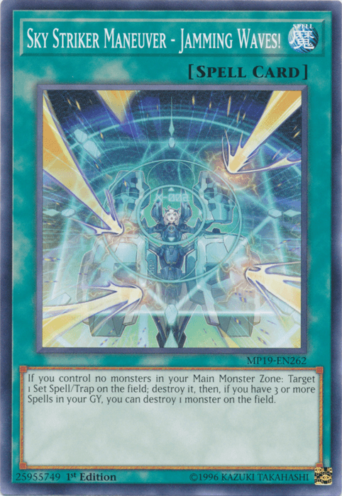 Sky Striker Maneuver - Jamming Waves! [MP19-EN262] Common - Josh's Cards