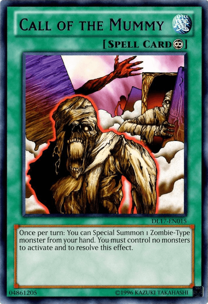 Call of the Mummy (Blue) [DL17-EN015] Rare - Josh's Cards