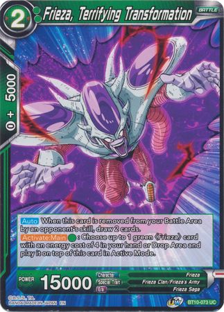 Frieza, Terrifying Transformation (BT10-073) [Rise of the Unison Warrior] Parallel Foil