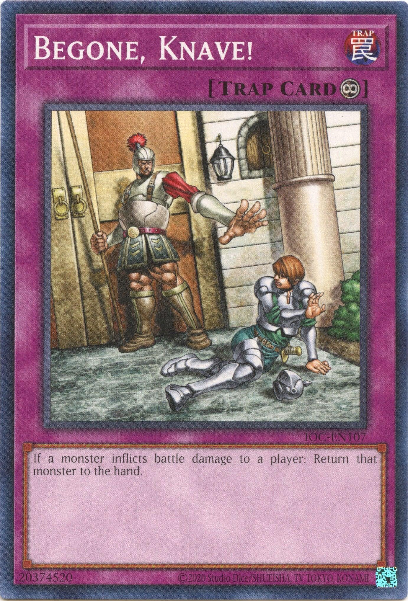 Begone, Knave! (25th Anniversary) [IOC-EN107] Common - Josh's Cards