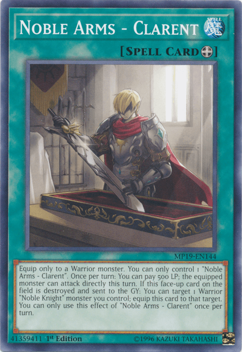 Noble Arms - Clarent [MP19-EN144] Common - Josh's Cards