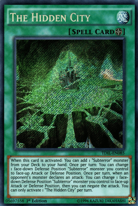 The Hidden City [TDIL-EN085] Secret Rare - Josh's Cards