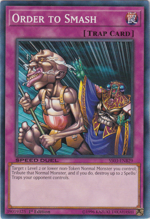 Order to Smash [SS03-ENB29] Common - Josh's Cards