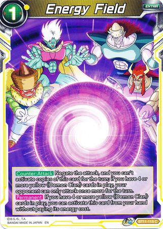 Energy Field (BT11-118) [Vermilion Bloodline] Parallel Foil