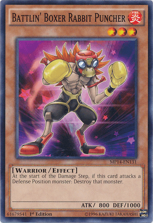 Battlin' Boxer Rabbit Puncher [MP14-EN131] Common - Josh's Cards