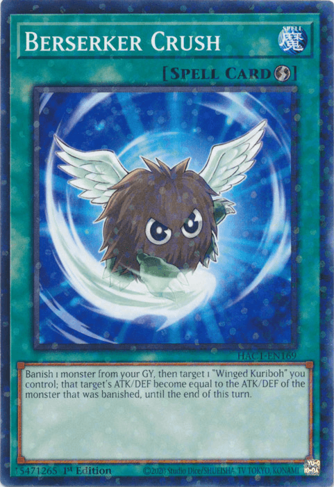 Berserker Crush (Duel Terminal) [HAC1-EN169] Common - Josh's Cards