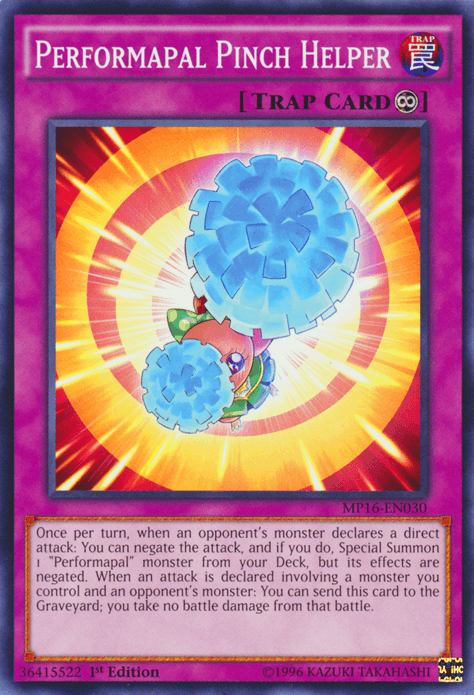 Performapal Pinch Helper [MP16-EN030] Common - Josh's Cards