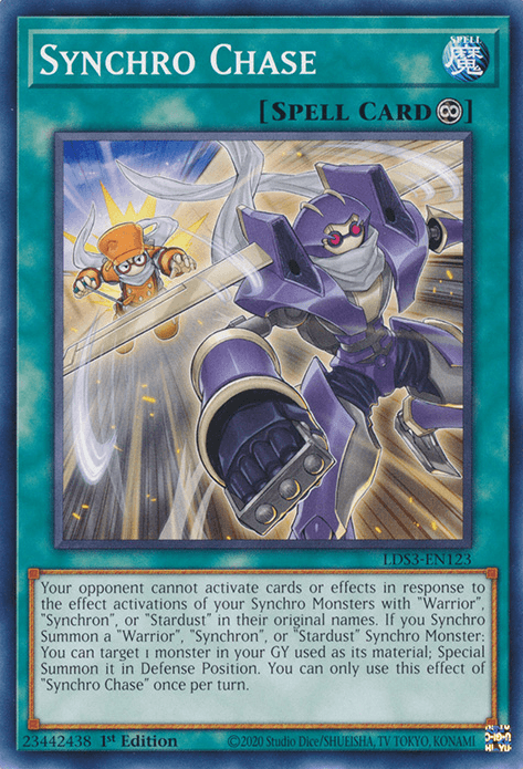 Synchro Chase [LDS3-EN123] Common - Josh's Cards