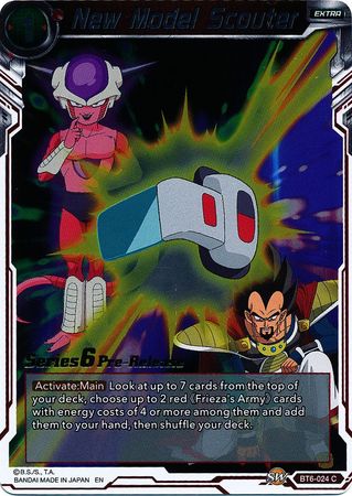 New Model Scouter (BT6-024_PR) [Destroyer Kings Prerelease Promos] Parallel Foil