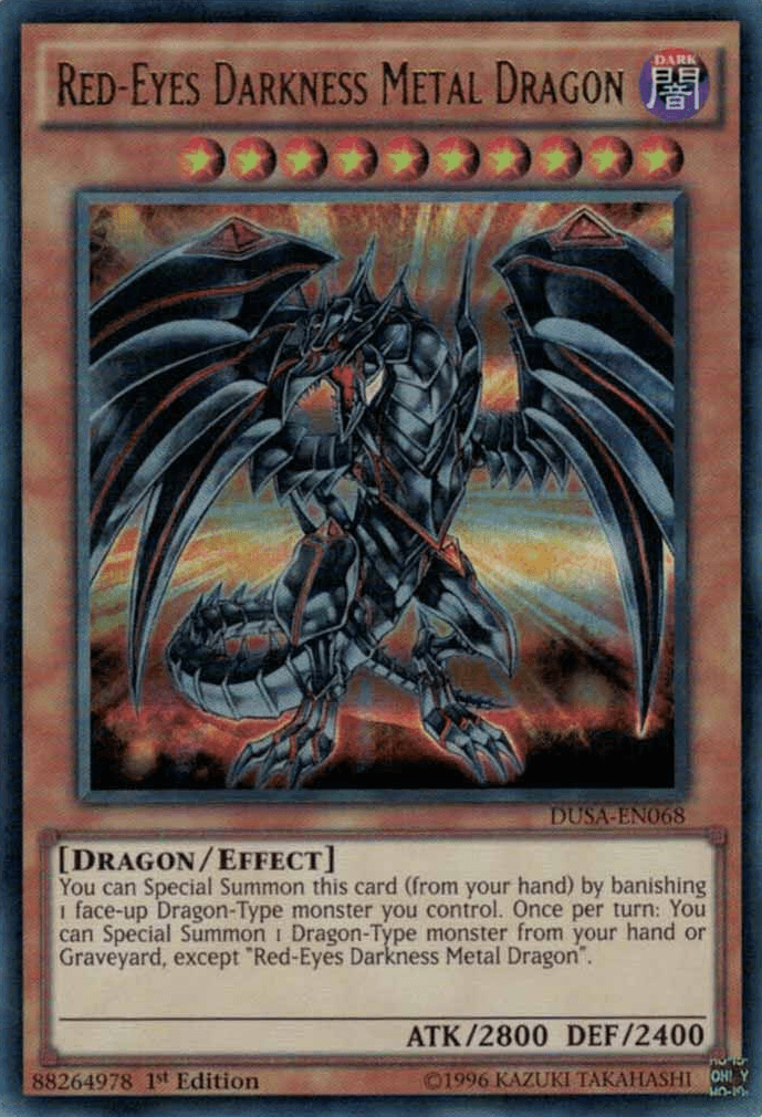 Red-Eyes Darkness Metal Dragon [DUSA-EN068] Ultra Rare - Josh's Cards