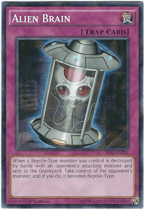 Alien Brain [BP03-EN215] Shatterfoil Rare - Josh's Cards