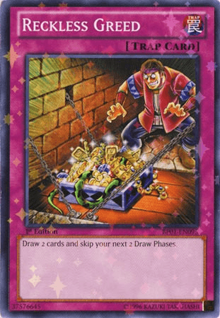 Reckless Greed [BP01-EN095] Starfoil Rare - Josh's Cards